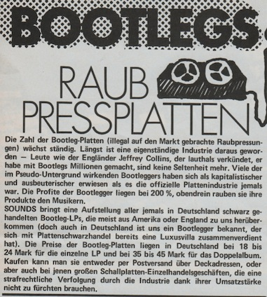 bootlegs