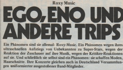 roxy music