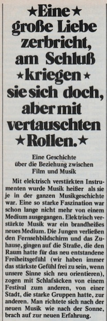 film und musik