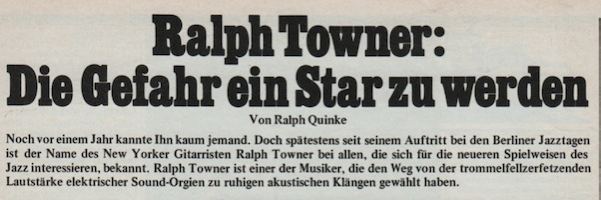 ralph towner