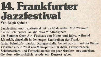 frankfurter jazzfestival
