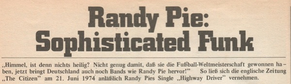 randy pie