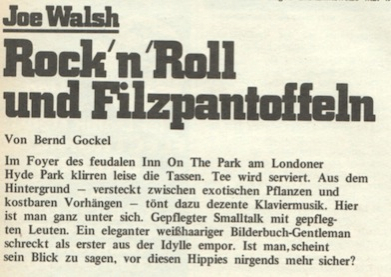 joe walsh