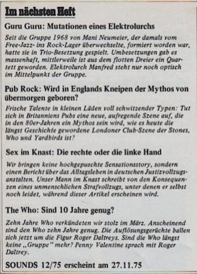im nächsrten heft
