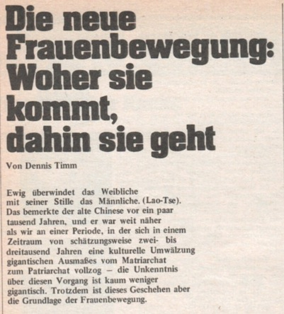frauenbewegung
