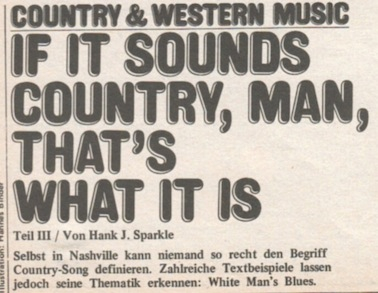 country and western