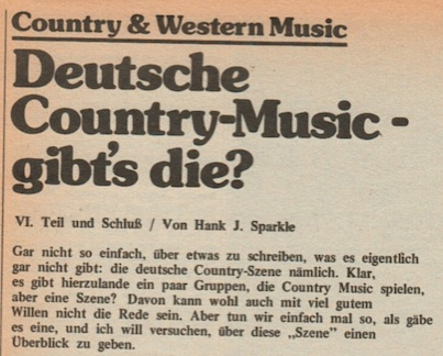 country and western