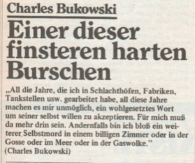 charles bukowski