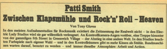 patti smith