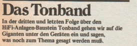 tonband