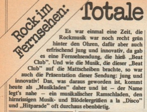 rock im fernsehen