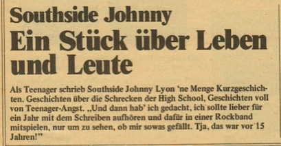southside johnny