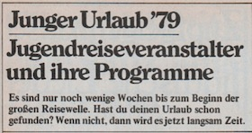 junger urlaub