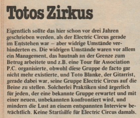 totos zirkus