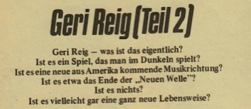 geri reig