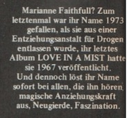 marianne faithful