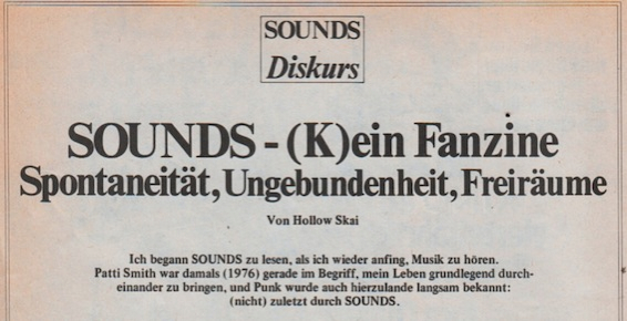 sounds diskurs