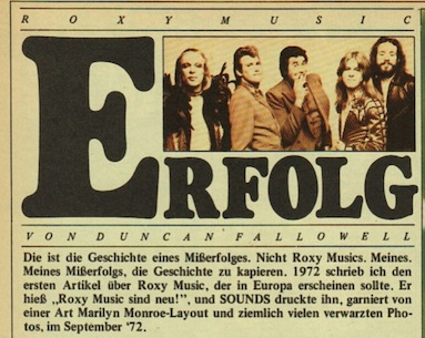 roxy music