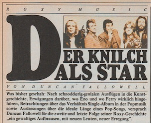 roxy music