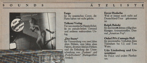 sounds aetzliste