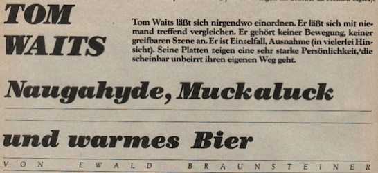 tom waits