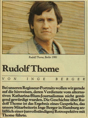rudolf thome