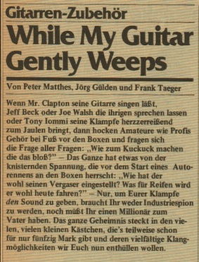 gitarren zubehoer