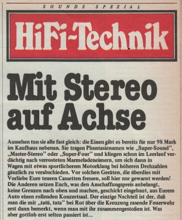 stereo