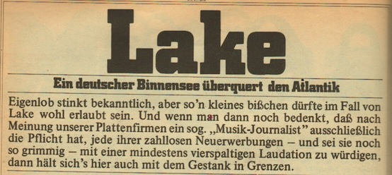 lake