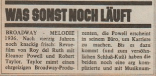 was sonst noch laeuft