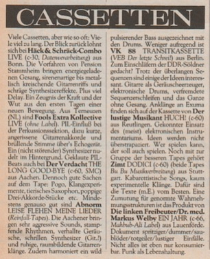 cassetten