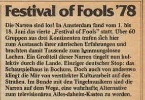 festival of fools
